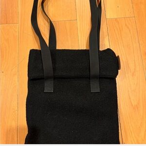 Jcrew Black Tote Bag with Long Straps